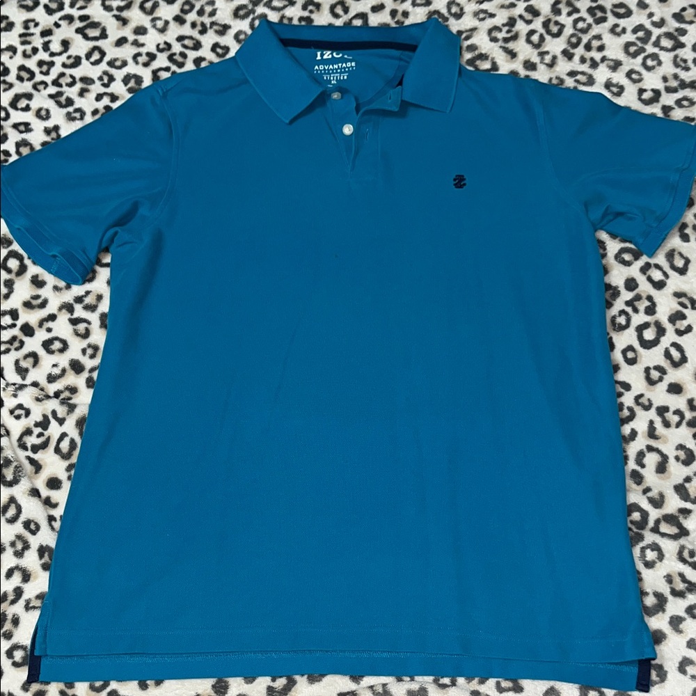 IZOD Men's Teal Polo Shirt